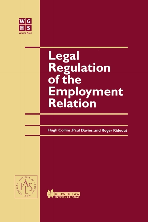 Cover image for book Legal Regulation of the Employment Relation