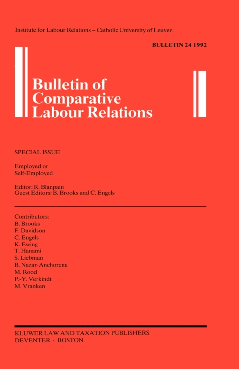 Cover image for book Bulletin of Comparative Labour Relations