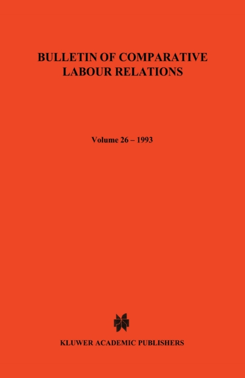 Cover image for book Bulletin of Comparative Labour Relations