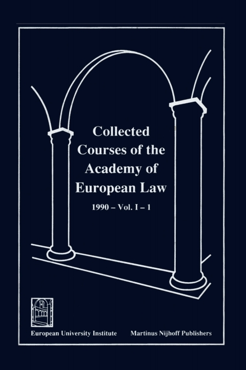 Cover image for book Collected Courses of the Academy of European Law