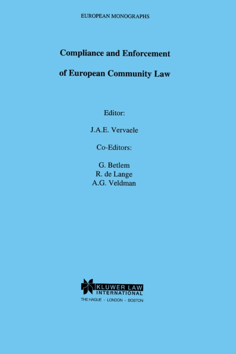 Cover image for book Compliance and Enforcement of European Community Law