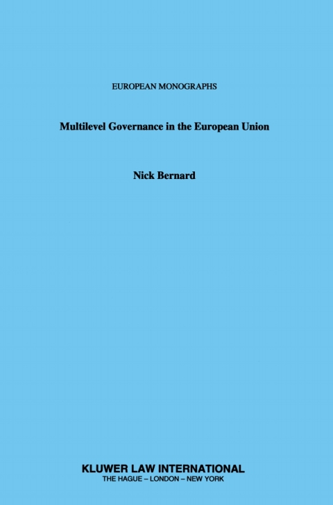 Cover image for book Multilevel Governance in the European Union