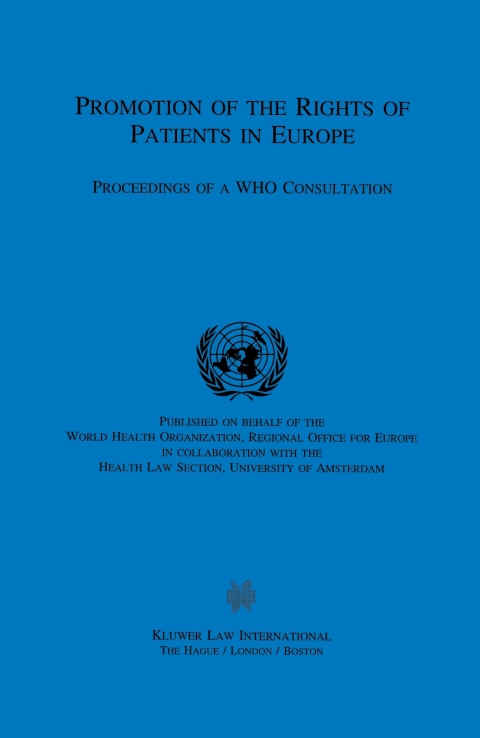 Cover image for book Promotion of the Rights of Patients in Europe
