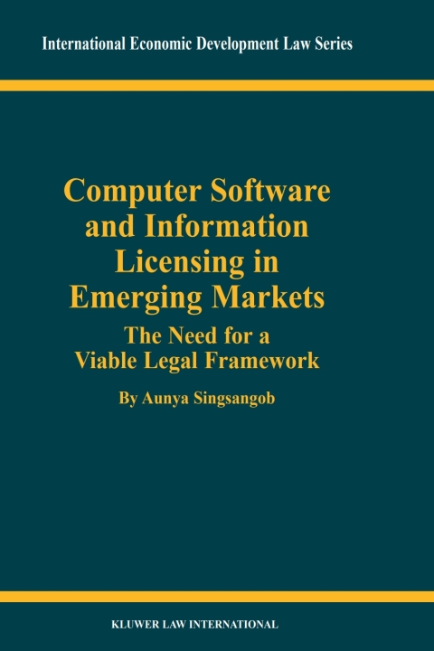 Cover image for book Computer Software and Information Licensing in Emerging Markets