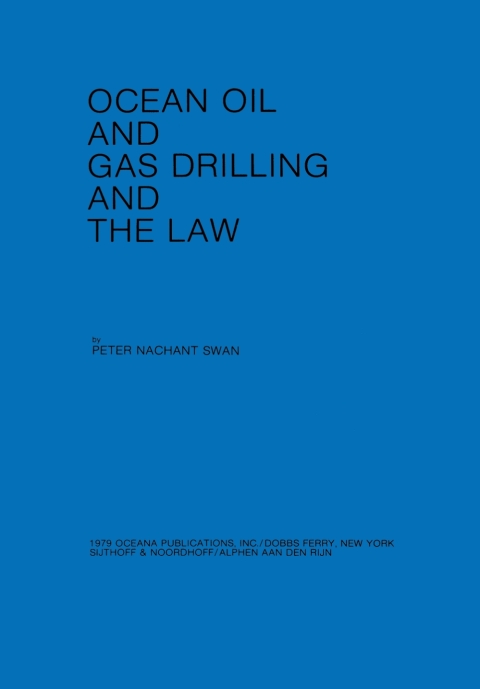 Cover image for book Ocean Oil and Gas Drilling and the Law