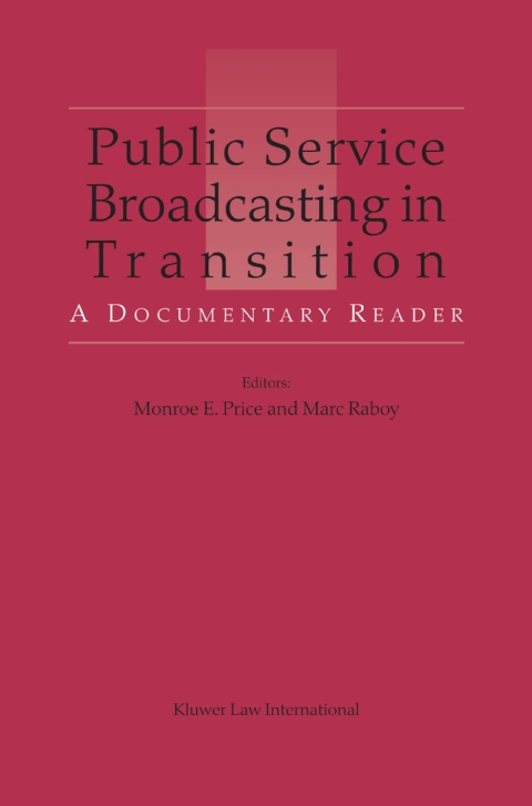 Cover image for book Public Service Broadcasting in Transition