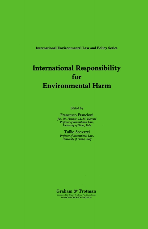 Cover image for book International Responsibility for Environmental Harm