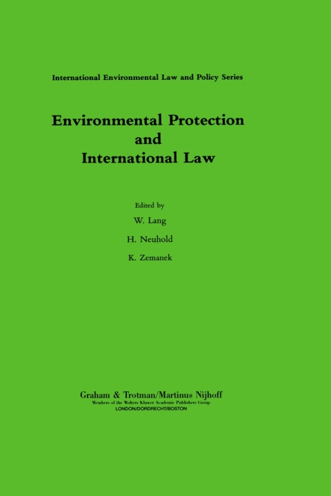 Cover image for book Environmental Protection and International Law