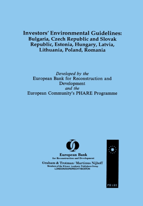 Cover image for book Investors' Environmental Guidelines
