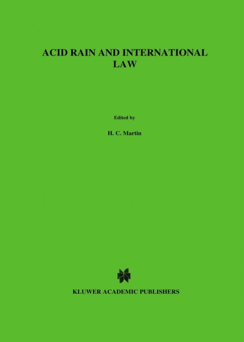 Cover image for book Acid Rain and International Law