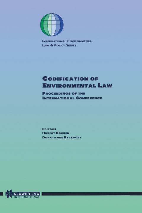 Cover image for book Codification of Environmental Law