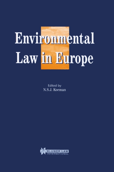 Cover image for book Environmental Law in Europe