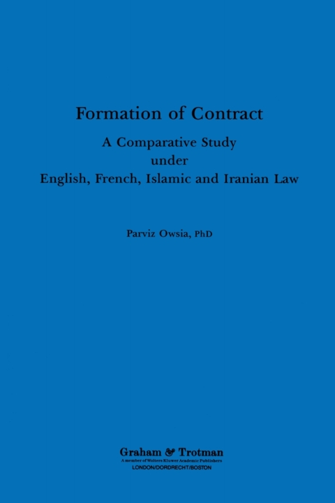 Cover image for book Formation of Contract
