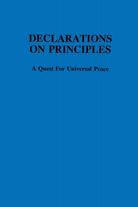 Cover image for book Declarations on Principles