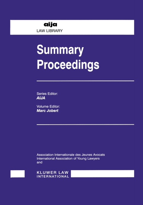 Cover image for book Summary Proceedings