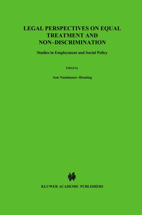 Cover image for book Legal Perspectives on Equal Treatment and Non-Discrimination