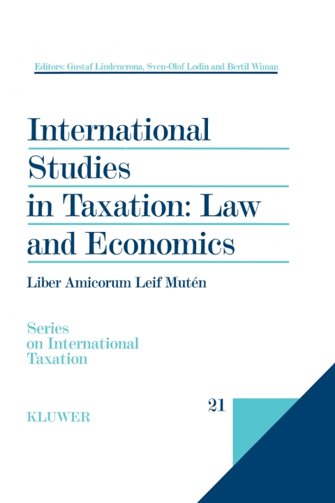 Cover image for book International Studies in Taxation