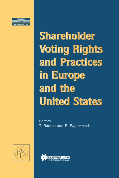 Cover image for book Shareholder Voting Rights and Practices in Europe and the United States