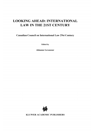 Looking Ahead: International Law in the 21st Century