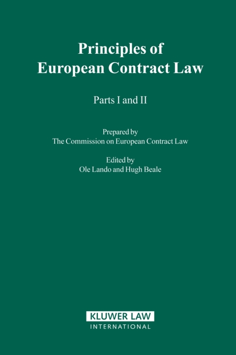 Cover image for book The Principles of European Contract Law