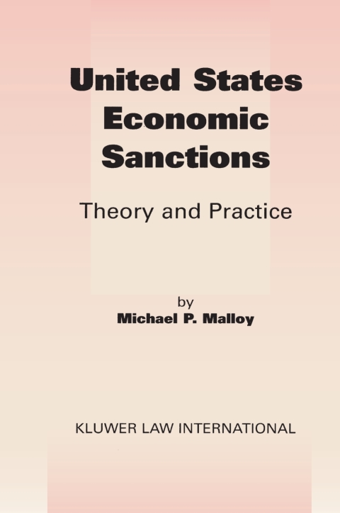 Cover image for book United States Economic Sanctions