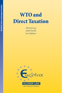 Omslagafbeelding: WTO and Direct Taxation 9789041123718