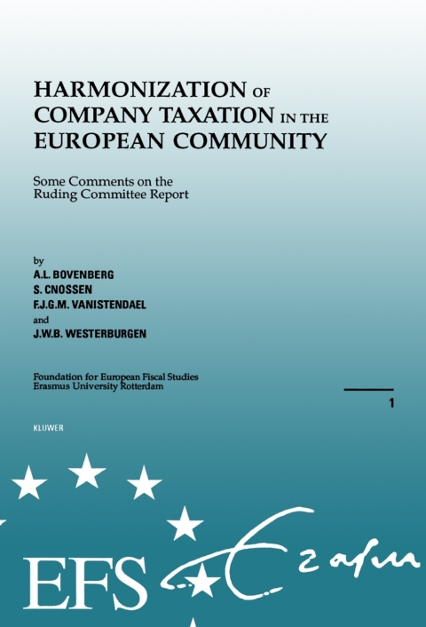 Cover image for book Harmonization of Company Taxation in the European Community