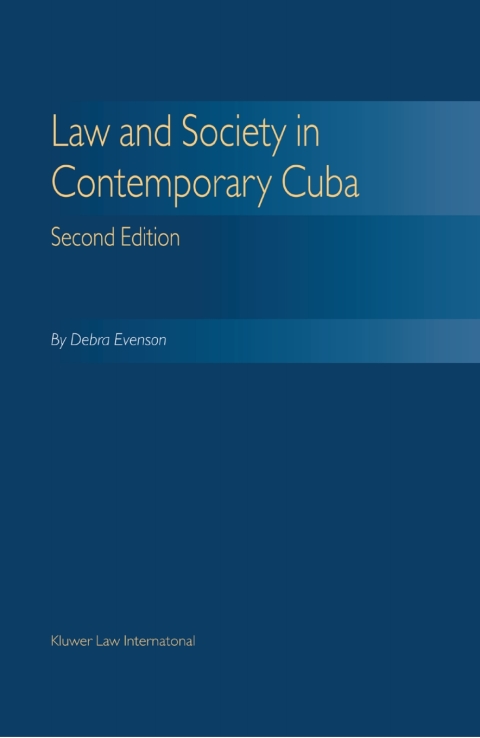 Cover image for book Law and Society Contemporary Cuba