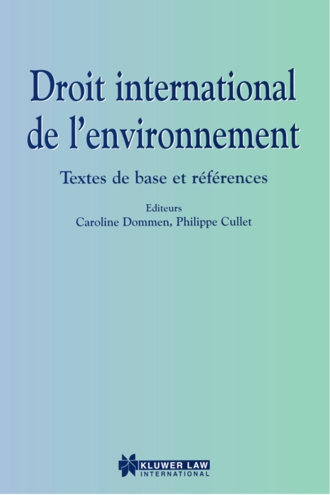 Cover image for book Droit International de l'environnement