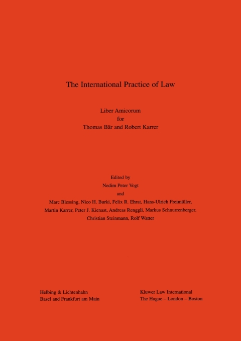 Cover image for book The International Practice of Law