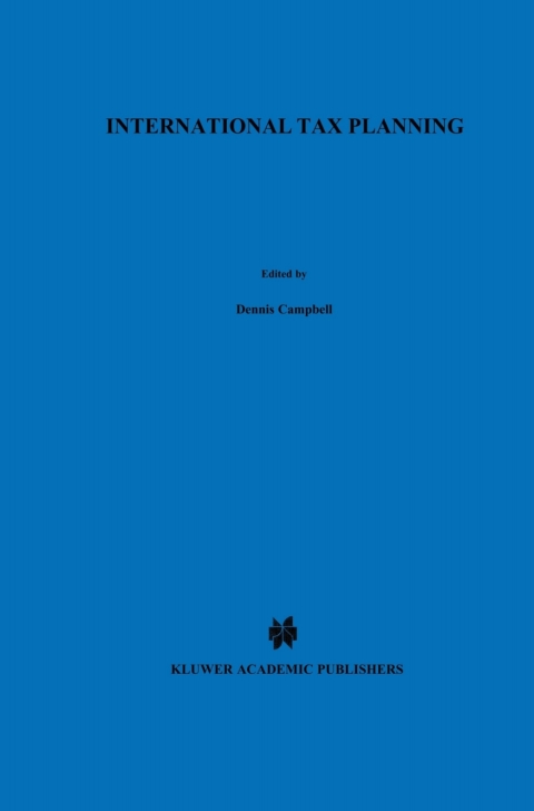 Cover image for book International Tax Planning
