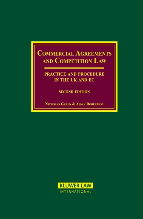 Cover image for book Commercial Agreements and Competition Law