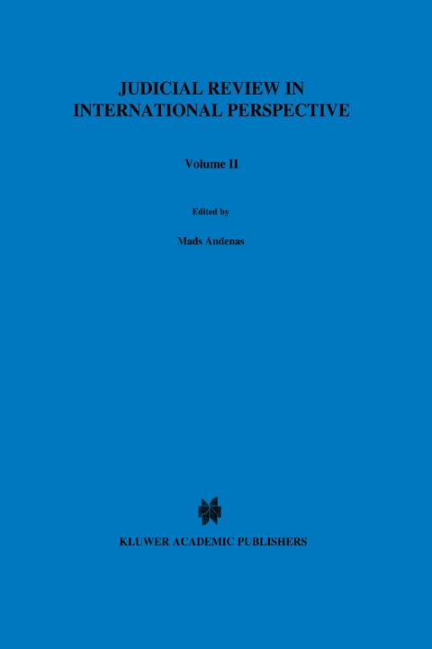 Cover image for book Judicial Review in International Perspective