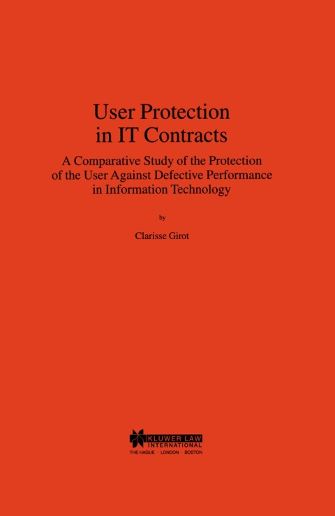 Cover image for book User Protection in IT Contracts
