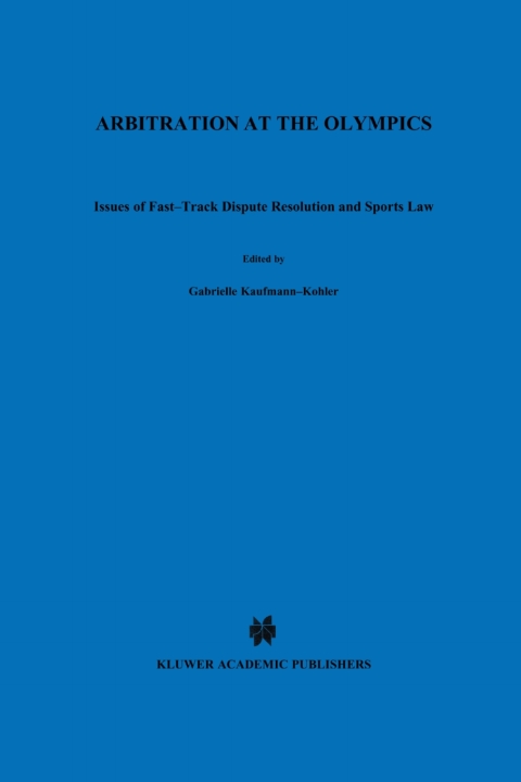 Cover image for book Arbitration at the Olympics