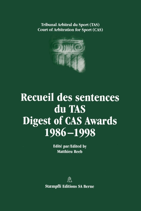 Cover image for book Digest of CAS Awards