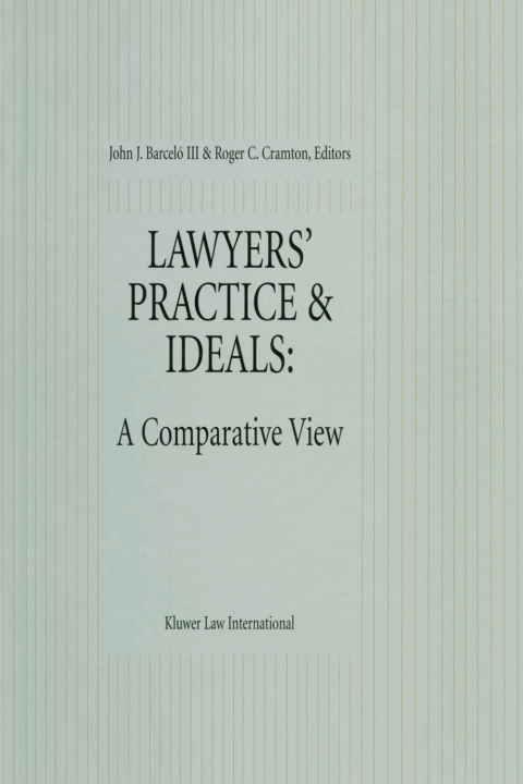 Cover image for book Lawyers' Practice & Ideals: A Comparative View