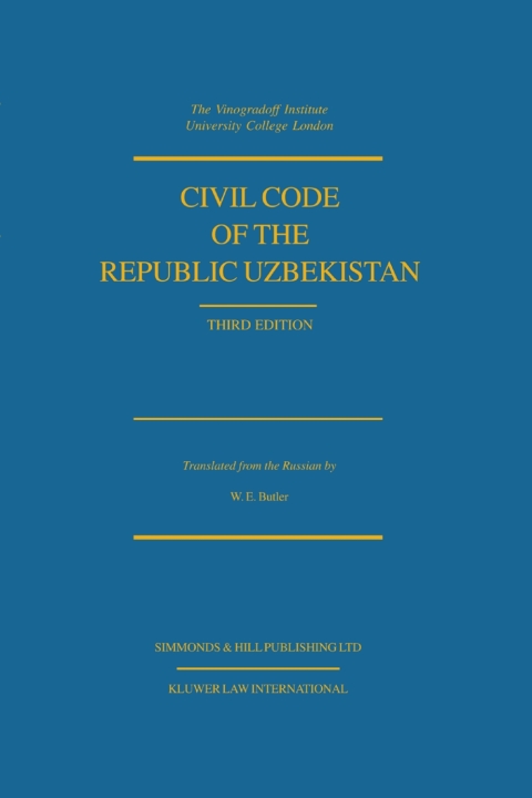 Cover image for book Civil Code of the Republic Uzbekistan