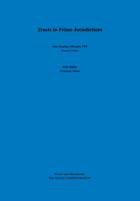 Cover image for book Trusts in Prime Jurisdictions