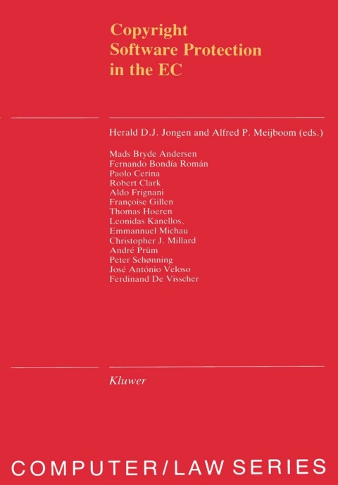 Cover image for book Copyright Software Protection in the EC