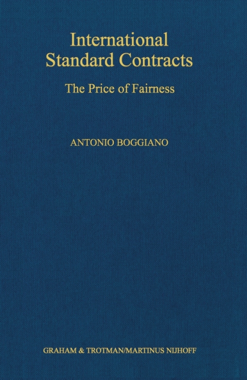 Cover image for book International Standard Contracts