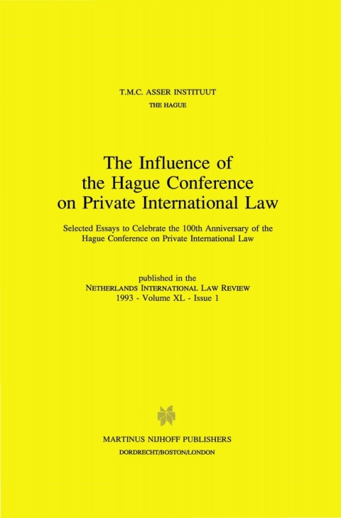 Cover image for book The Influence of the Hague Conference on Private International Law
