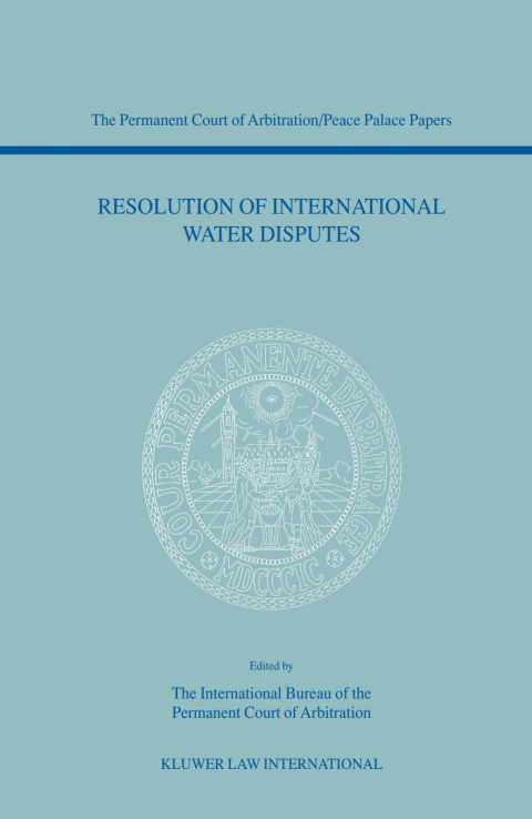 Cover image for book Resolution of International Water Disputes