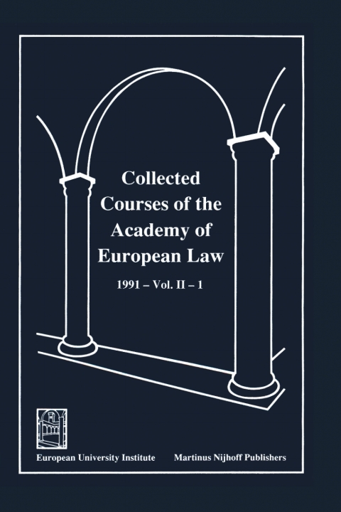 Cover image for book Collected Courses of the Academy of European Law 1991 Vol. II - 1
