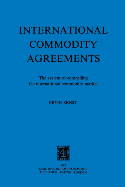 Cover image for book International Commodity Agreements
