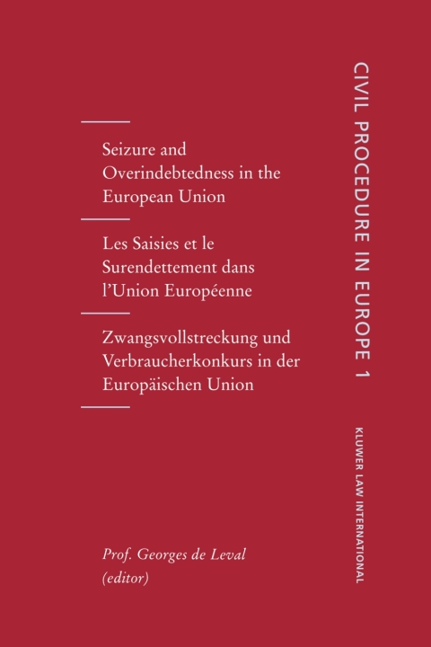Cover image for book Seizure and Overindebtedness in the European Union