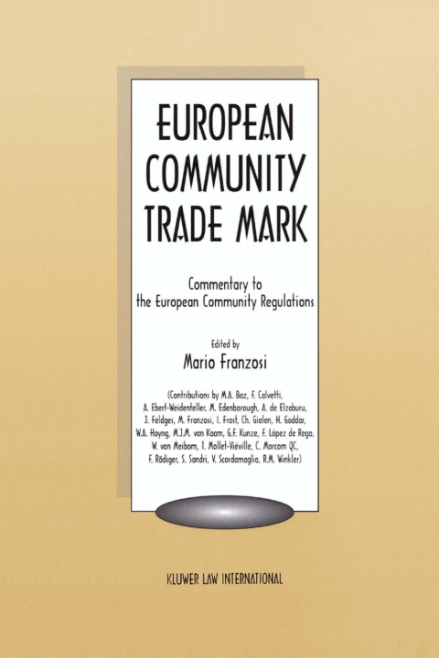 Cover image for book European Community Trade Mark
