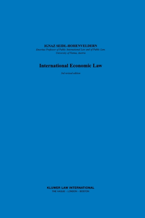 Cover image for book International Economic Law