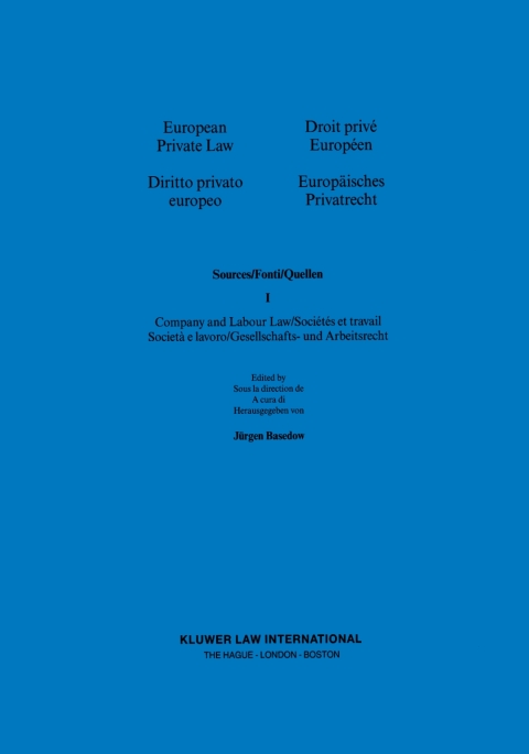 Cover image for book European Private Law