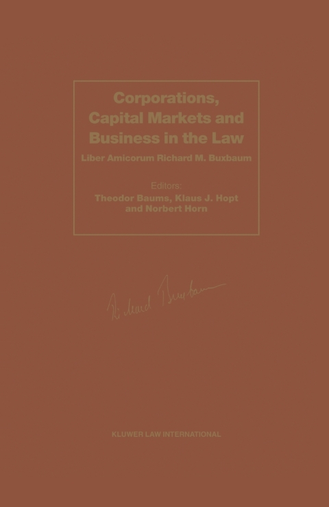 Cover image for book Corporations, Capital Markets ad Business in the Law